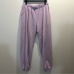 los angeles apparel lavender sweatpants